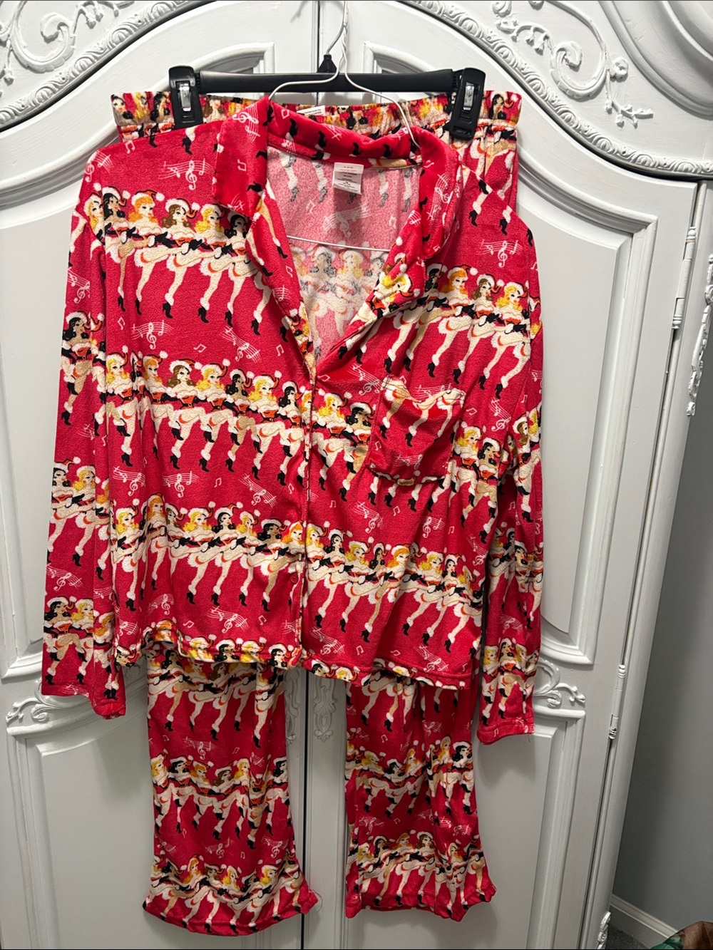 Holiday Time Red Showgirl Pajamas - medium